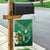 Custom Ireland Rugby Garden Flag 2024 Irish Shamrocks With Celtic Pattern - Wonder Print Shop