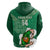 Custom Ireland Rugby Hoodie 2024 Irish Shamrocks With Celtic Pattern - Wonder Print Shop