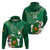 Custom Ireland Rugby Hoodie 2024 Irish Shamrocks With Celtic Pattern - Wonder Print Shop