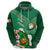 Custom Ireland Rugby Hoodie 2024 Irish Shamrocks With Celtic Pattern - Wonder Print Shop