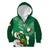 Custom Ireland Rugby Kid Hoodie 2024 Irish Shamrocks With Celtic Pattern - Wonder Print Shop