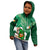 Custom Ireland Rugby Kid Hoodie 2024 Irish Shamrocks With Celtic Pattern - Wonder Print Shop