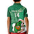 Custom Ireland Rugby Kid Polo Shirt 2024 Irish Shamrocks With Celtic Pattern - Wonder Print Shop