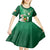 Custom Ireland Rugby Kid Short Sleeve Dress 2024 Irish Shamrocks With Celtic Pattern - Wonder Print Shop