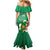 Custom Ireland Rugby Mermaid Dress 2024 Irish Shamrocks With Celtic Pattern - Wonder Print Shop