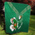 Custom Ireland Rugby Quilt 2024 Irish Shamrocks With Celtic Pattern