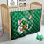 Custom Ireland Rugby Quilt 2024 Irish Shamrocks With Celtic Pattern