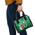 Custom Ireland Rugby Shoulder Handbag 2024 Irish Shamrocks With Celtic Pattern