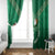 Custom Ireland Rugby Window Curtain 2024 Irish Shamrocks With Celtic Pattern