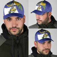 US Virgin Islands Classic Cap Bananaquit Bird Mix Ginger Thomas Flower - Wonder Print Shop