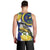 US Virgin Islands Men Tank Top Bananaquit Bird Mix Ginger Thomas Flower