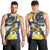 US Virgin Islands Men Tank Top Bananaquit Bird Mix Ginger Thomas Flower