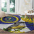 US Virgin Islands Round Carpet Bananaquit Bird Mix Ginger Thomas Flower - Wonder Print Shop