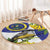 US Virgin Islands Round Carpet Bananaquit Bird Mix Ginger Thomas Flower - Wonder Print Shop