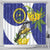 US Virgin Islands Shower Curtain Bananaquit Bird Mix Ginger Thomas Flower - Wonder Print Shop