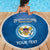 Custom US Virgin Islands Soccer Beach Blanket Go Dashing Eagles Sporty Style - Wonder Print Shop