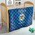 Custom US Virgin Islands Soccer Quilt Go Dashing Eagles Sporty Style - Wonder Print Shop