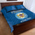 Custom US Virgin Islands Soccer Quilt Bed Set Go Dashing Eagles Sporty Style - Wonder Print Shop