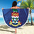 Personalised Cayman Islands Beach Blanket Coat Of Arms Grunge Style - Wonder Print Shop