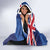 Personalised Cayman Islands Hooded Blanket Coat Of Arms Grunge Style - Wonder Print Shop