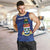 Personalised Cayman Islands Men Tank Top Coat Of Arms Grunge Style