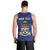 Personalised Cayman Islands Men Tank Top Coat Of Arms Grunge Style