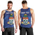 Personalised Cayman Islands Men Tank Top Coat Of Arms Grunge Style