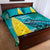 Blue Iguana Cayman Islands Quilt Bed Set Turquoise Tropical Vibes - Wonder Print Shop