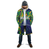 Brazil Football Custom Cloak 2026 Vamos Brasil Marble Pattern - Wonder Print Shop