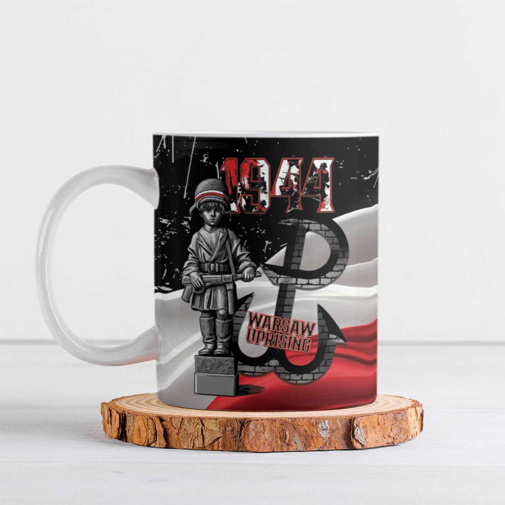 Little Insurrectionist Warsaw Uprising Poland Ceramic Mug Honoring 1944 Child Soldiers