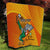 Custom Ivory Coast Football Quilt 2024 Mascot With Champions Trophy