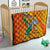 Custom Ivory Coast Football Quilt 2024 Mascot With Champions Trophy