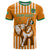 Custom Ivory Coast Football T Shirt Les Elephants 3rd Champions Proud