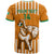 Custom Ivory Coast Football T Shirt Les Elephants 3rd Champions Proud