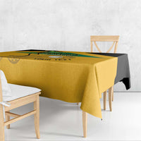 Custom Jamaica Lacrosse Tablecloth Streamertail Hummingbird With Flag - Wonder Print Shop