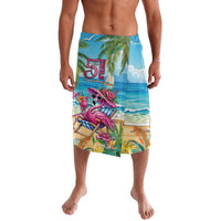 Flamingo Aloha Hawaii Lavalava It's 5 O’Clock Somewhere Tropical Vibes - Wonder Print Shop