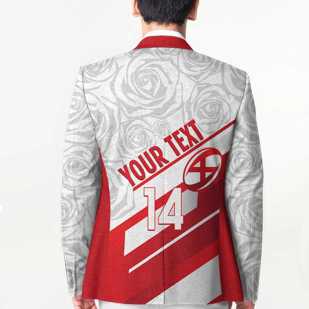 England Rugby Custom Blazer 2025 Come On Red Roses - Wonder Print Shop