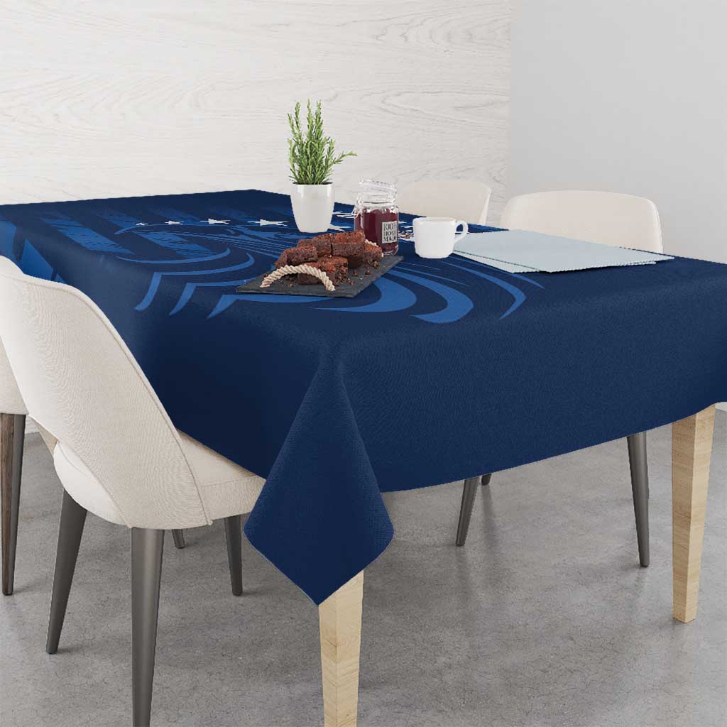 United States Rugby Custom Tablecloth USA Eagle Go Champions - Wonder Print Shop