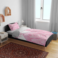 Scotland Rugby Custom Bedding Set Go Scottish Thistle Pink Version - Wonder Print Shop