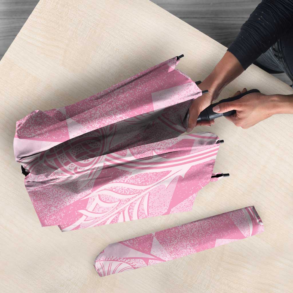 Scotland Rugby Custom Umbrella Go Scottish Thistle Pink Version - Wonder Print Shop