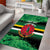 Persionalized Dominica 1978 Area Rug Dominik Independence Anniversary Grunge Style - Wonder Print Shop