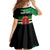 Persionalized Dominica 1978 Kid Short Sleeve Dress Dominik Independence Anniversary Grunge Style - Wonder Print Shop