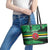 Persionalized Dominica 1978 Leather Tote Bag Dominik Independence Anniversary Grunge Style - Wonder Print Shop