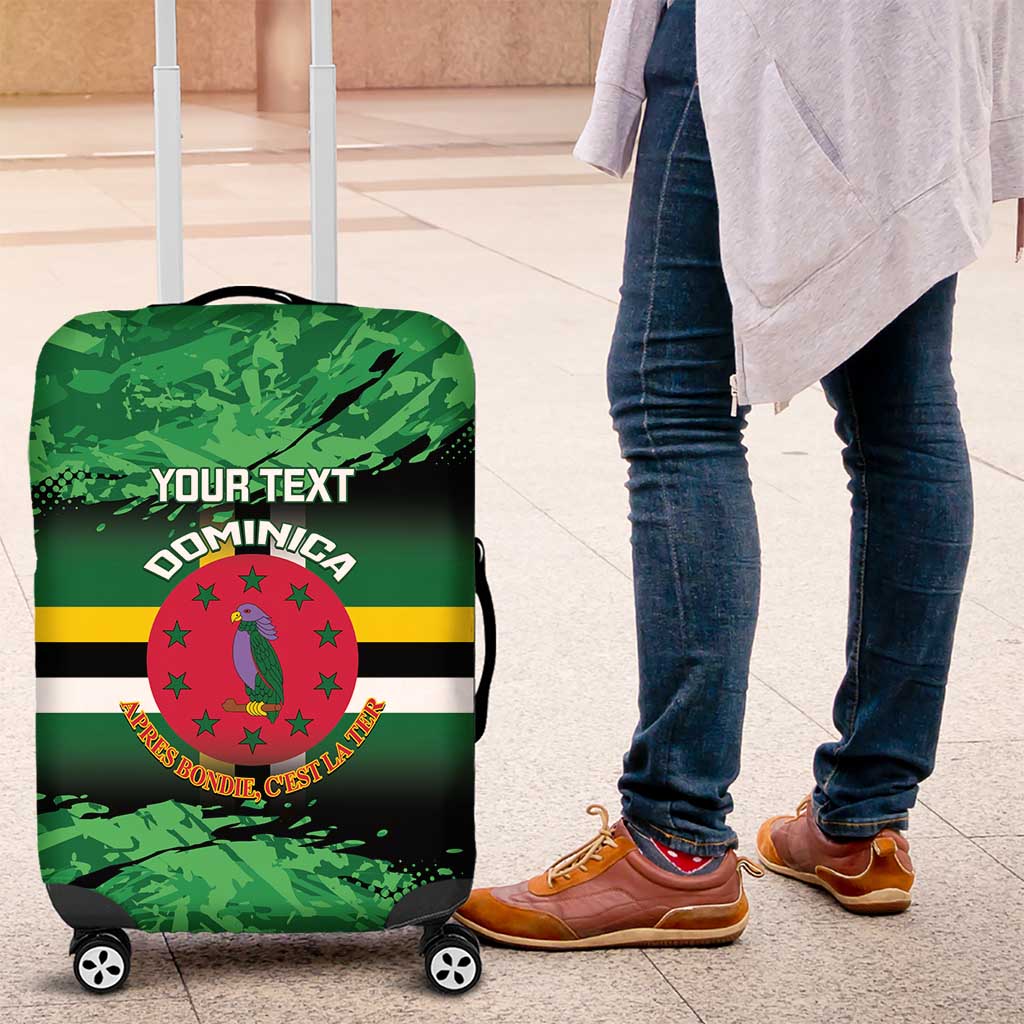 Persionalized Dominica 1978 Luggage Cover Dominik Independence Anniversary Grunge Style - Wonder Print Shop