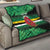 Persionalized Dominica 1978 Quilt Dominik Independence Anniversary Grunge Style