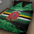 Persionalized Dominica 1978 Quilt Bed Set Dominik Independence Anniversary Grunge Style - Wonder Print Shop