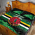 Persionalized Dominica 1978 Quilt Bed Set Dominik Independence Anniversary Grunge Style - Wonder Print Shop