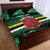 Persionalized Dominica 1978 Quilt Bed Set Dominik Independence Anniversary Grunge Style - Wonder Print Shop