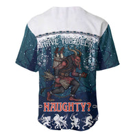 Gruss vom Krampus Christmas Baseball Jersey Creepy Xmas Devil - Wonder Print Shop
