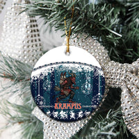 Gruss vom Krampus Christmas Ceramic Ornament Creepy Xmas Devil - Wonder Print Shop